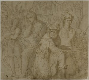 Teil des Triumphs und der Heldentaten von Furius Camillus von Francesco Salviati