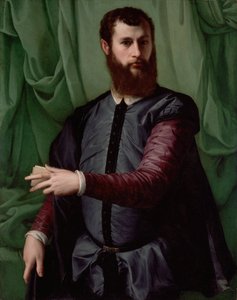 Porträt eines Mannes von Francesco Salviati