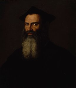 Porträt eines Prälaten (Mitte des 16. Jahrhunderts) von Francesco Salviati