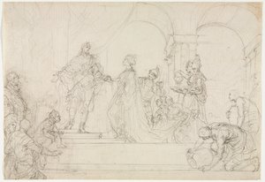 Treffen von Salomo und der Königin von Saba