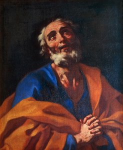 St. Peter, von Francesco Solimena (1657-1747) von Francesco Solimena