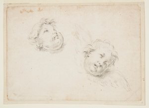 Studie für zwei Cherubim
