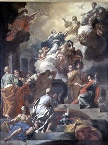 Die Himmelfahrt der Jungfrau Maria von Francesco Solimena