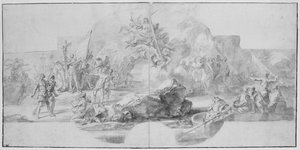 Die Landung von Kolumbus in Amerika, 1715-1716