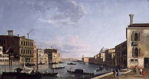 Venedig: Der Canal Grande vom Campo San Vio zum Bacino von Francesco Tironi