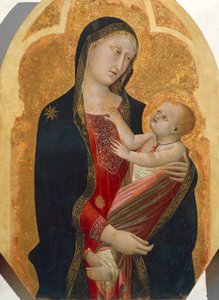 Madonna mit Kind, von Francesco Traini (aktiv 1321-1365) von Francesco Traini