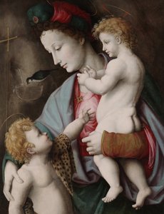 Madonna und Kind mit St. Johannes