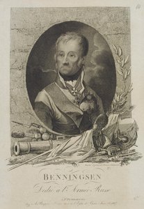 Porträt von Graf Levin Leonty August Theophil von Bennigsen 1745-1826, 1807