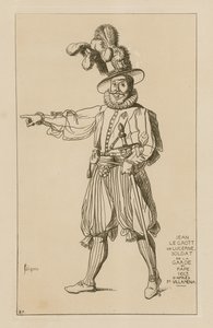 Jean le Grott von Luzern, Gardist des Papstes, 1613