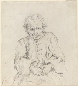 Sitzender Bauer