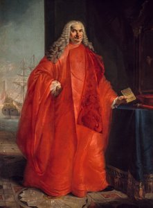 Porträt von Daniele Girolamo Dolfin (1656-1729), venezianischer Politiker von Francesco Zugno