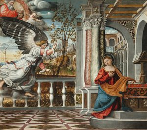 Die Verkündigung von Francesco da Milano