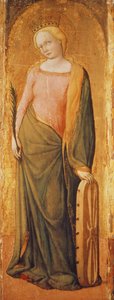 Die heilige Katharina von Alexandria, 15. Jahrhundert von Francesco de