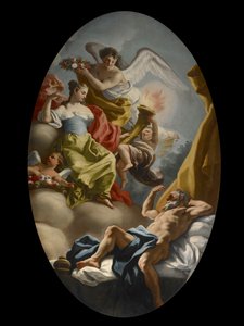 Allegorie der Weisheit und Wahrheit von Francesco de Mura