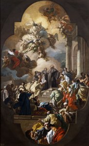 Vision des heiligen Benedikt