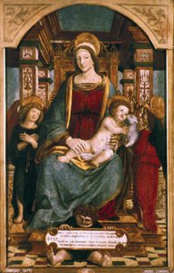Die Jungfrau und das Kind mit Engeln, 1512