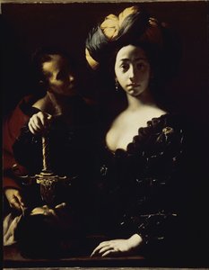 Judith und der Kopf des Holofernes von Francesco del Cairo