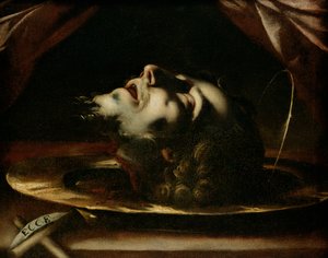 Der Kopf von Johannes dem Täufer von Francesco del Cairo