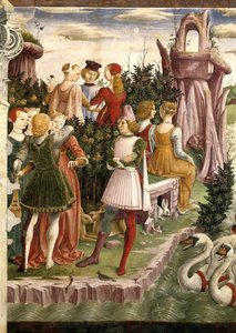 Allegorie des April: Triumph der Venus, 1468-1470