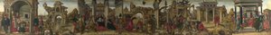 Szenen aus dem Leben des Heiligen Vinzenz Ferrer, ca. 1450-1475 von Francesco del Cossa,