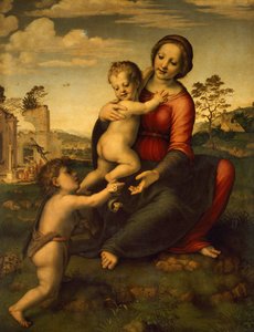 Unsere Liebe Frau vom Brunnen, um 1517, von Franciabigio (1482-1525) von Francesco di Cristofano Franciabigio