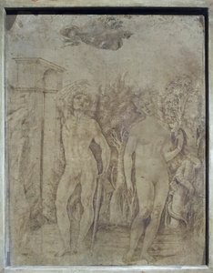Adam und Eva, ca. 1470 von Francesco di Giorgio Martini