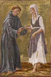 Der heilige Franziskus und die Dame Armut von Francesco di Giorgio Martini