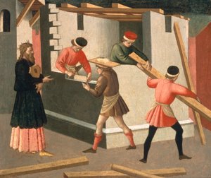 Der Bau des Tempels von Jerusalem, ca. 1445
