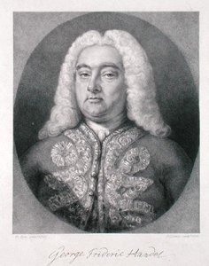 Georg Friedrich Händel (1685-1759) graviert von Frederick Christian Lewis I (1779-1856) 1828 von Francis (after) Kyte
