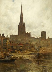 Die Kirche von St. Mary Redcliffe von Francis Abel William Taylor Armstrong