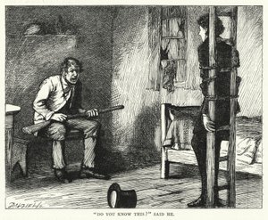 Illustration zu Große Erwartungen von Charles Dickens (Gravur) von Francis Arthur Fraser