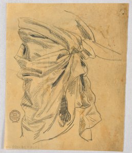 Studie von Draperien