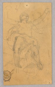 Figurenstudie für Wandgemälde von Francis Augustus Lathrop