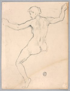 Skizze für "Nacht" von Francis Augustus Lathrop