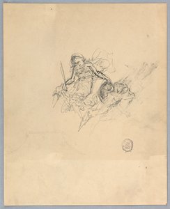 Skizze von Fortuna von Francis Augustus Lathrop