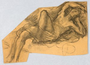 Skizze einer nackten Figur