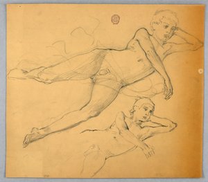 Studien einer nackten Figur von Francis Augustus Lathrop