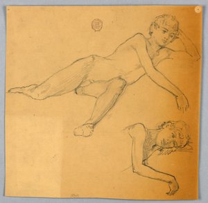 Studien einer nackten Figur von Francis Augustus Lathrop
