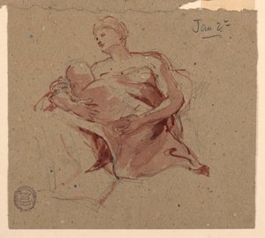 Studie für "Barmherzigkeit," St. Bartholomew