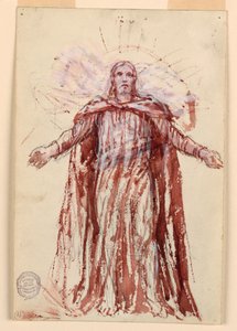 Studie für Christus, Chor von St. Bartholomew, New York von Francis Augustus Lathrop