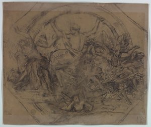 Studie für "Zodiac" von Francis Augustus Lathrop