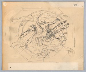 Studie für "Zodiac" von Francis Augustus Lathrop