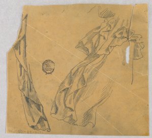 Studie von Draperie von Francis Augustus Lathrop