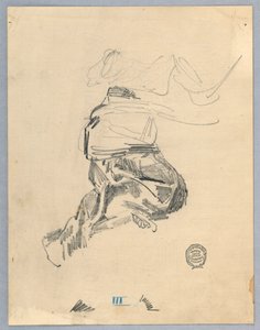Studie von Draperien