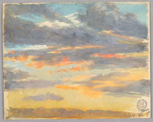 Studie von Wolken, Rom, Italien