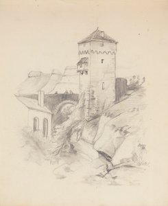 Turm in einem Dorf