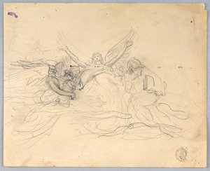 Anbetende Engel von Francis Augustus Lathrop