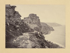 Lynton, Castle Rock, vom Nordweg von Francis Bedford