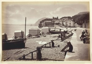 Sidmouth, westlich der Esplanade, 1860-94 von Francis Bedford