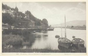 Trefriw-Fluss Conway und Dampfer von Francis Bedford